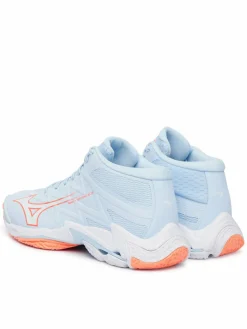 Scarpe indoor Wave Lightning Elite Mid V1GC2605 Azzurro chiaro