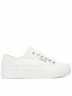 Scarpe sportive Vulc Flatform Ctn Logo Tag YW0YW01838 Bianco