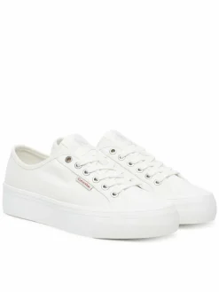 Scarpe sportive Vulc Flatform Ctn Logo Tag YW0YW01838 Bianco