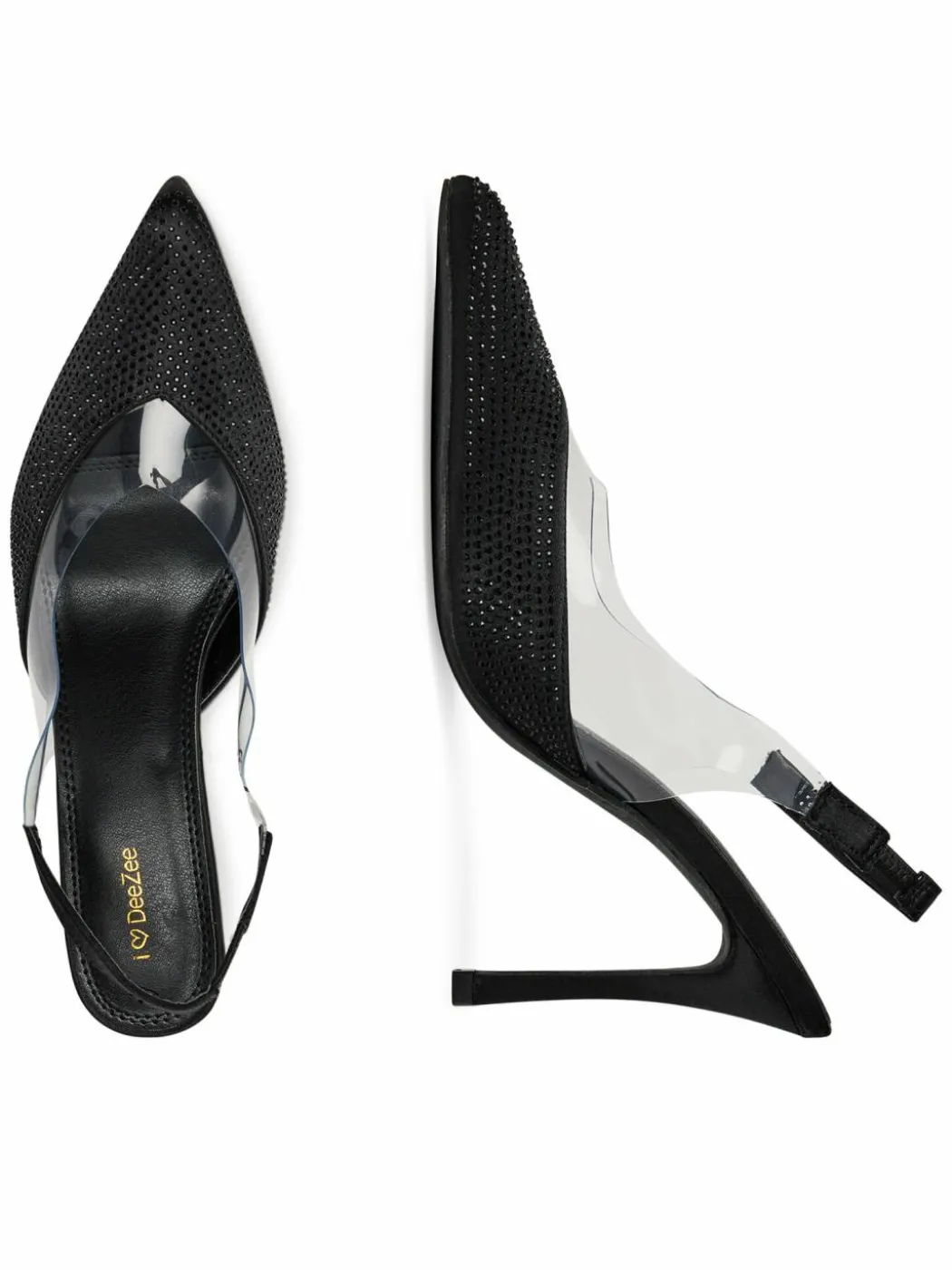 Scarpe stiletto Monica Black RU Nero