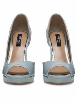 Scarpe stiletto WFA2733-1 Celeste