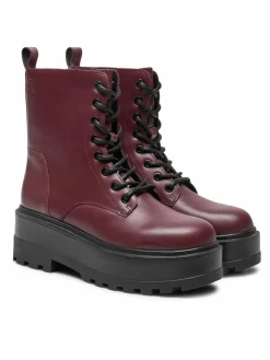 Scarponcini Flatform YW0YW01535 Bordeaux
