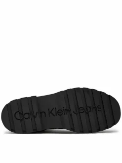 Scarponcini Flatform Zip Laceup Mg S YW0YW01554 Nero