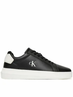 Sneakers Chunky Cupsole Ru Patch Lth YM0YM01296 Nero