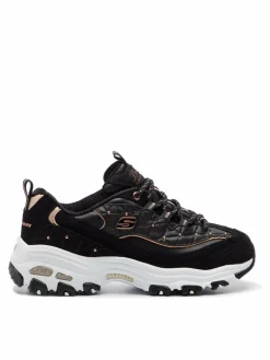 Sneakers D'lites Glamour Feels 13087/BKRG Nero