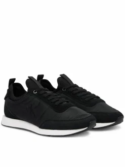 Sneakers Retro Runner Sock Laceup Mix YM0YM01414 Nero