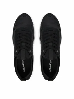 Sneakers Retro Runner Sock Laceup Mix YM0YM01414 Nero