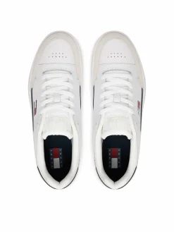 Sneakers Tjm Cupsole Leather EM0EM01660 Bianco