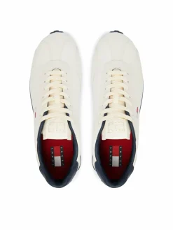 Sneakers Tjm Retro Runner Archive Mix Mat EM0EM01763 Beige chiaro