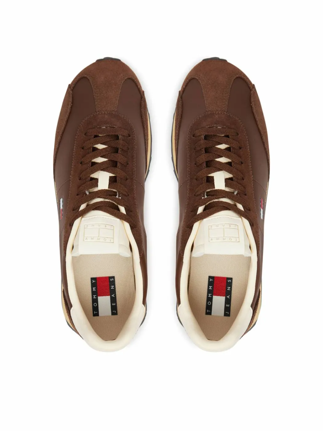 Sneakers Tjm Retro Runner Archive Mix Mat EM0EM01763 Marrone