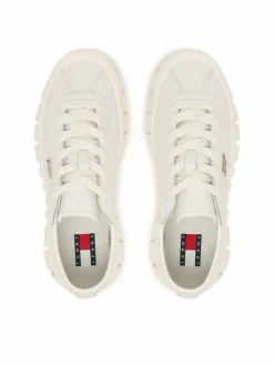 Sneakers Tjw Platform Sneaker Leather Lc EN0EN03165 Bianco