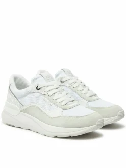 Sneakers Trevor Mixed-Media Trainer 42F4TRFS7D Bianco
