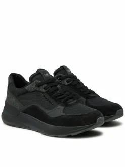Sneakers Trevor Mixed-Media Trainer 42F4TRFS7D Nero