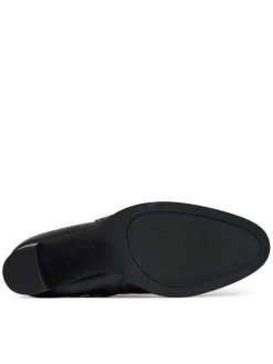 Stivaletti Brooke II Calfskin Bootie Heel 802974475004 Nero