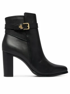 Stivaletti Brooke II Calfskin Bootie Heel 802974475004 Nero
