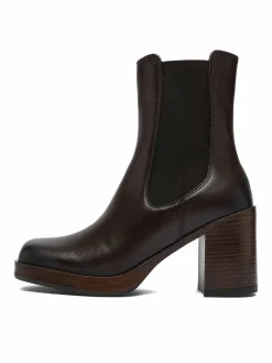 Stivaletti C-27740PE-PLATEAU Marrone scuro