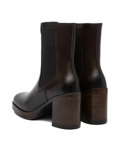 Stivaletti C-27740PE-PLATEAU Marrone scuro
